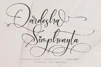 Qardesha Simphonyta font