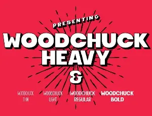 Woodchuck Family font