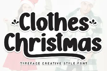 Clothes Christmas font