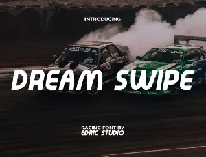 Dream Swipe font