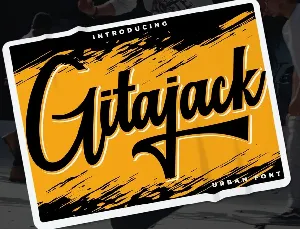 Gitajack font