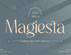 Magiesta font