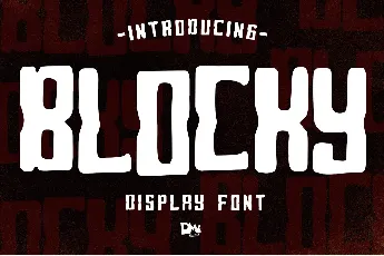 Blocky font