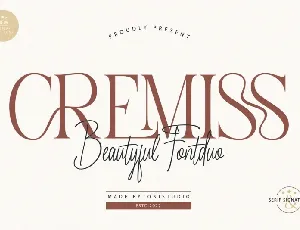 Cremisss Duo font