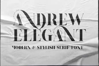 Andrew Elegant font