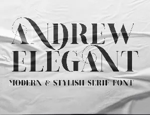 Andrew Elegant font
