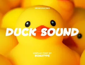 Duck Sound font