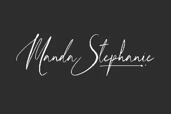 Manda Stephanie Demo font