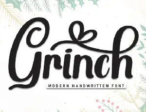 Grinch Script font