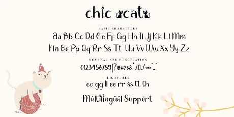 Chic Cat font