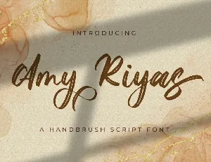 Amy Riyas font