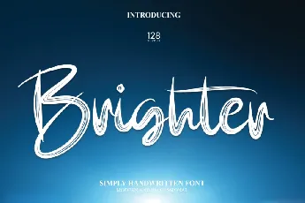 Brighter Brush font