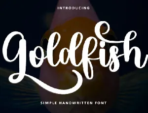 Goldfish Typeface font