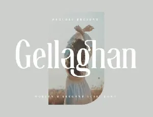 Gellaghan font