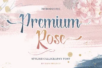 Premium Rose font