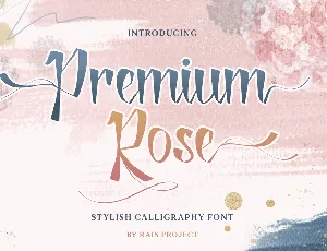 Premium Rose font