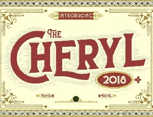 CHERYL Typeface font