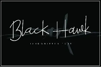 Black Hawk font