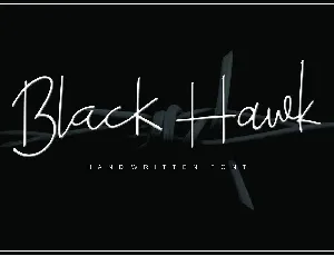 Black Hawk font