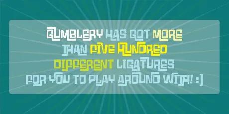 Gumblery DEMO font