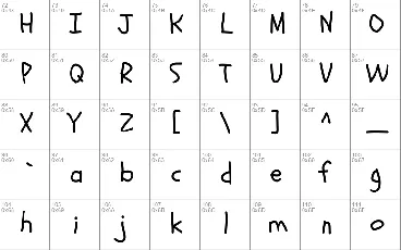 Schoolbell font