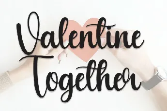 Valentine Together Script font