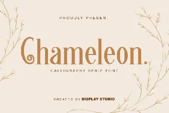 Chameleon font