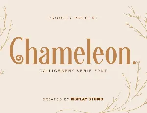 Chameleon font