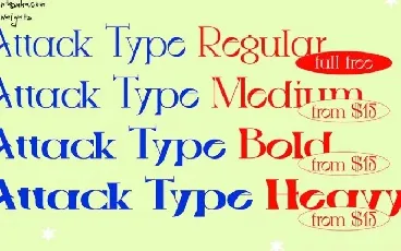 Otto Attack Type 2.0 font