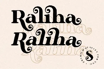 Raliha font