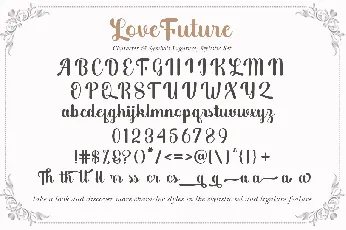 Love Future font