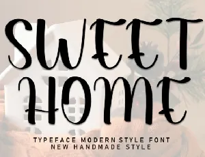 Sweet Home Display font