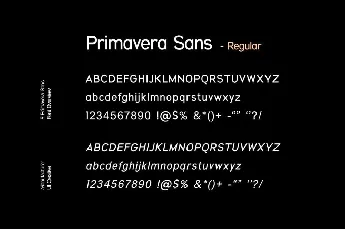 Primavera Sans font