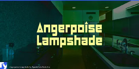 Angerpoise Lampshade font