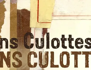 Sans Culottes font