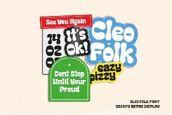 Cleo Folk font