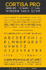 Cortisa Pro font