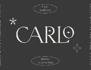 Carlo font