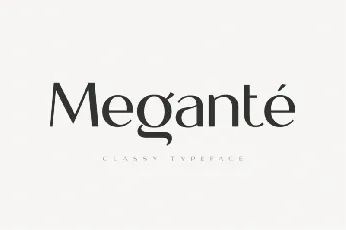 Megante Display font