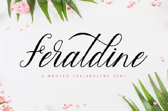 Feraldine font