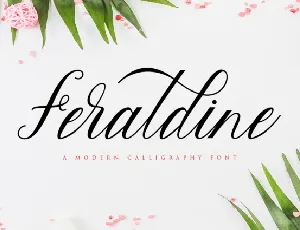 Feraldine font