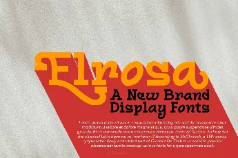 Elrosa DEMO font