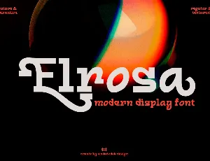 Elrosa DEMO font