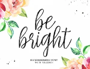 Be Bright Script font