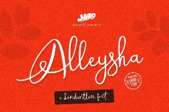 Alleysha font