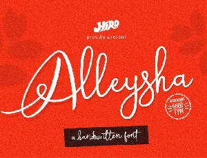 Alleysha font