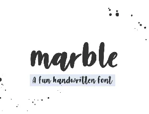 Marble_PERSONAL_USE_ONLY font