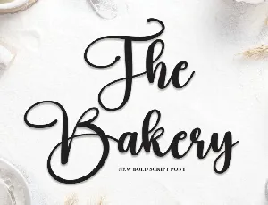 The Bakery font