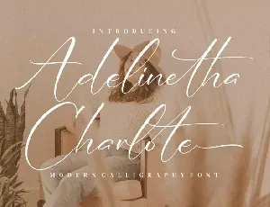 Adelinetha Charlote font