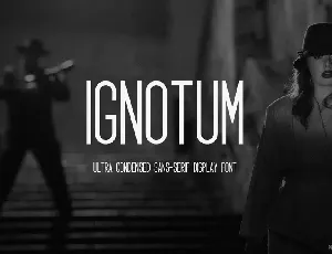 Ignotum font